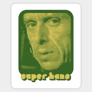 Super Hans / Retro Style Fan Art Design Sticker